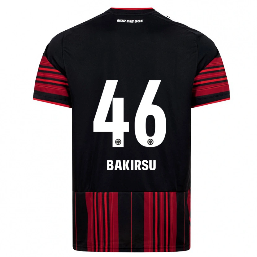 Danxen Kinder Hüseyin Bakirsu #46 Schwarz Rot Weiß Heimtrikot Trikot 2026/27 T-Shirt