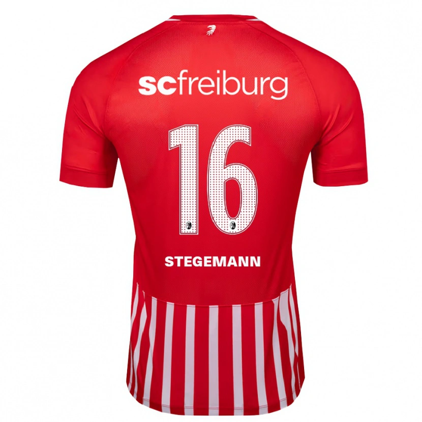 Danxen Kinder Greta Stegemann #16 Rot Weiß Schwarz Heimtrikot Trikot 2026/27 T-Shirt