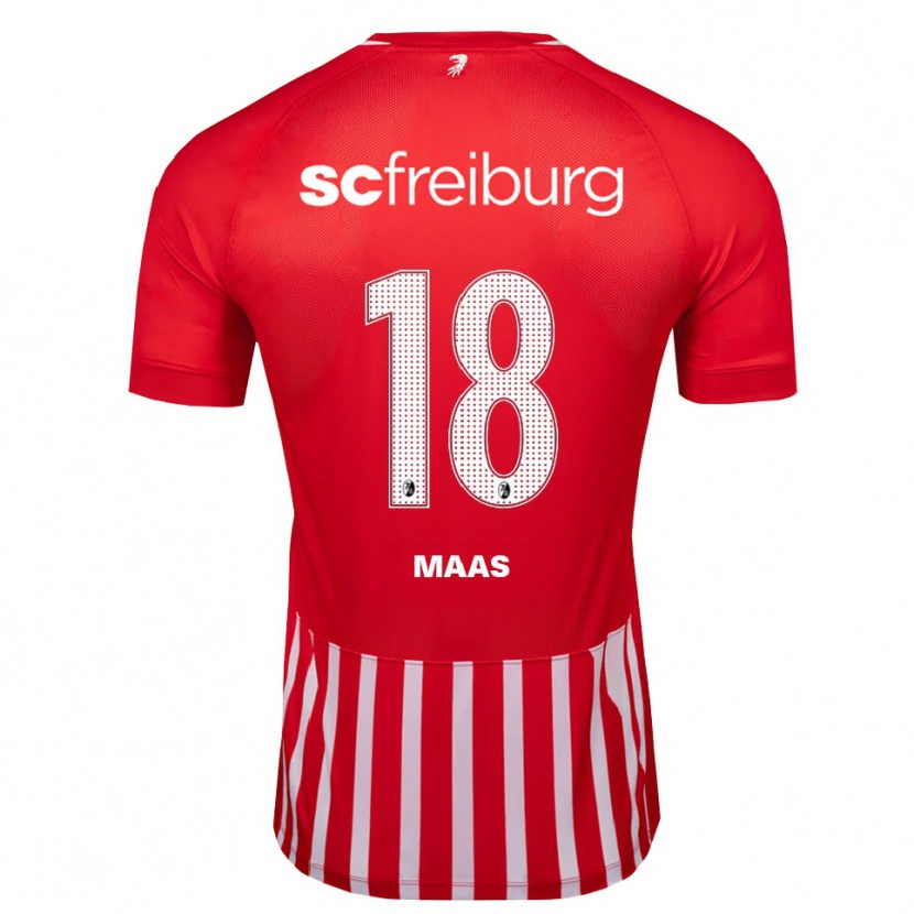 Danxen Kinder Mia-Lena Maas #18 Rot Weiß Schwarz Heimtrikot Trikot 2026/27 T-Shirt