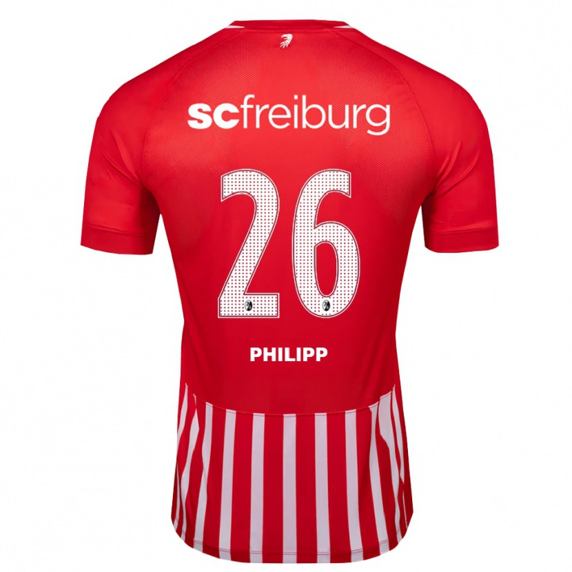 Danxen Kinder Maximilian Philipp #26 Rot Weiß Schwarz Heimtrikot Trikot 2026/27 T-Shirt
