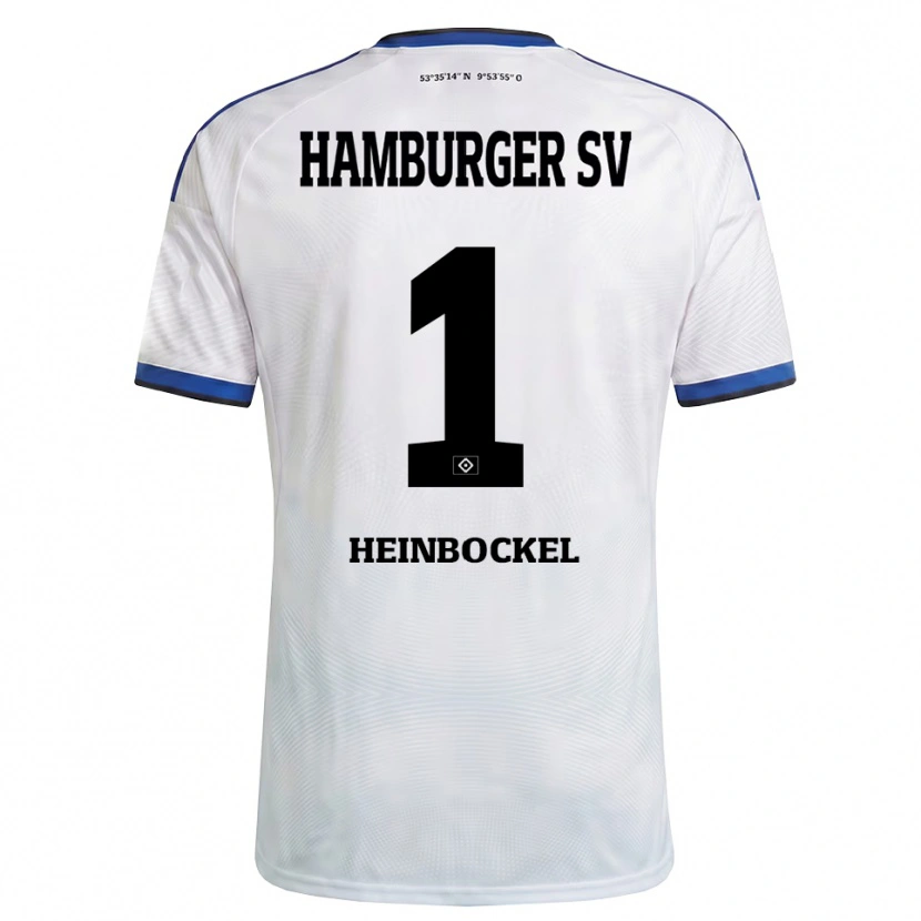 Danxen Kinder Simon Heinbockel #1 Weiß Schwarz Blau Heimtrikot Trikot 2026/27 T-Shirt