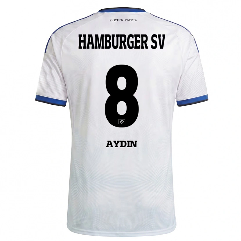 Danxen Kinder Songül Aydin #8 Weiß Schwarz Blau Heimtrikot Trikot 2026/27 T-Shirt
