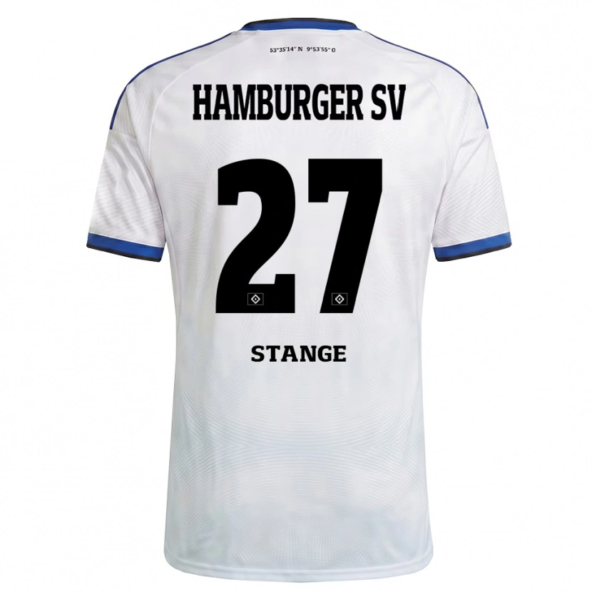 Danxen Kinder Tobias Stange #27 Weiß Schwarz Blau Heimtrikot Trikot 2026/27 T-Shirt