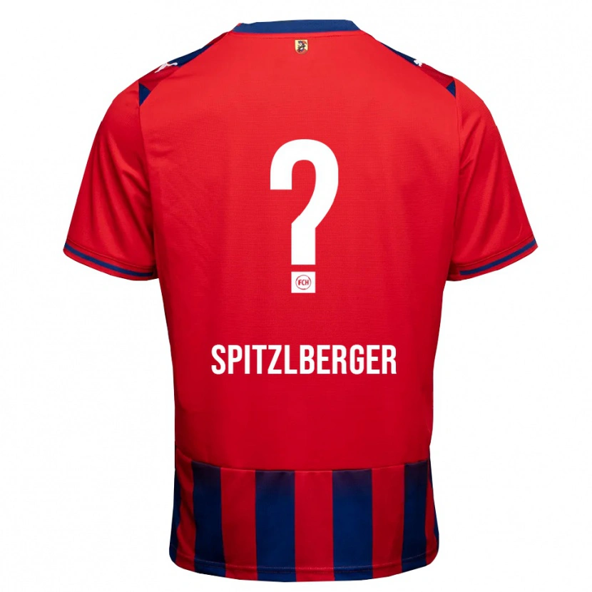 Danxen Kinder Tyler Spitzlberger #0 Königsblau Weiß Rot Heimtrikot Trikot 2026/27 T-Shirt
