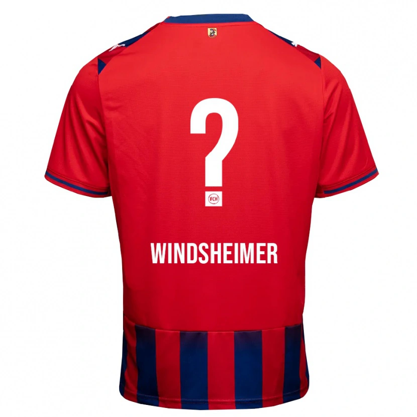 Danxen Kinder Tim Windsheimer #0 Königsblau Weiß Rot Heimtrikot Trikot 2026/27 T-Shirt