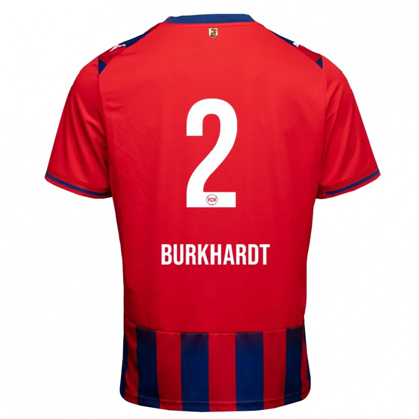 Danxen Kinder Hannes Burkhardt #2 Königsblau Weiß Rot Heimtrikot Trikot 2026/27 T-Shirt