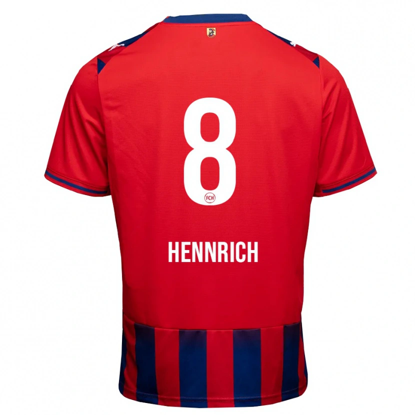 Danxen Kinder Paul Hennrich #8 Königsblau Weiß Rot Heimtrikot Trikot 2026/27 T-Shirt
