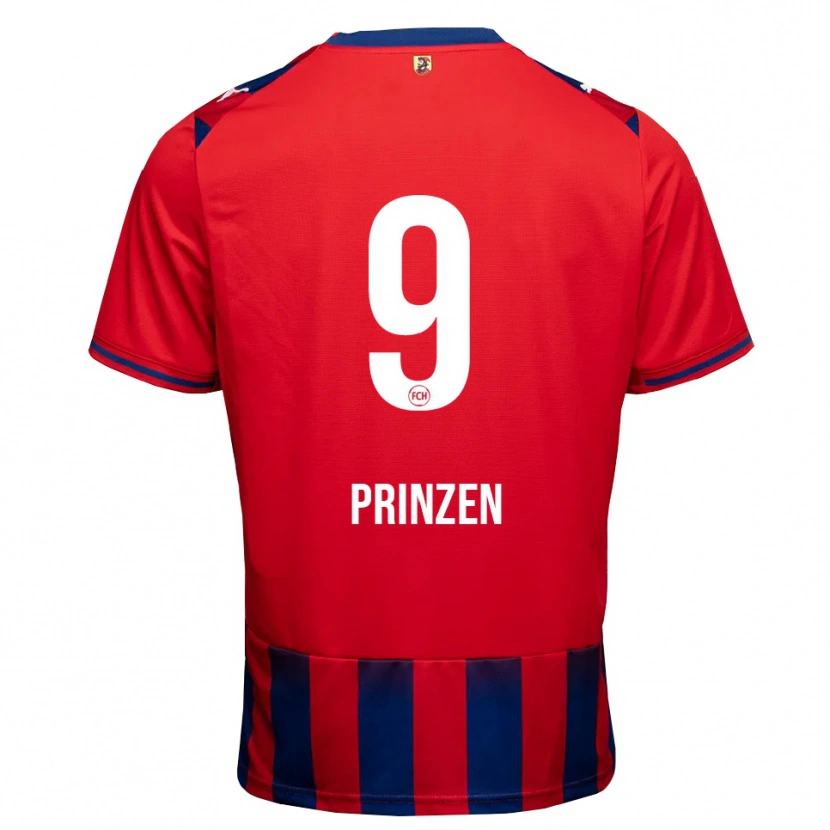 Danxen Kinder Marlon Prinzen #9 Königsblau Weiß Rot Heimtrikot Trikot 2026/27 T-Shirt