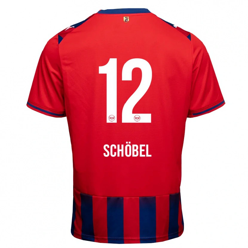 Danxen Kinder Etienne Schöbel #12 Königsblau Weiß Rot Heimtrikot Trikot 2026/27 T-Shirt