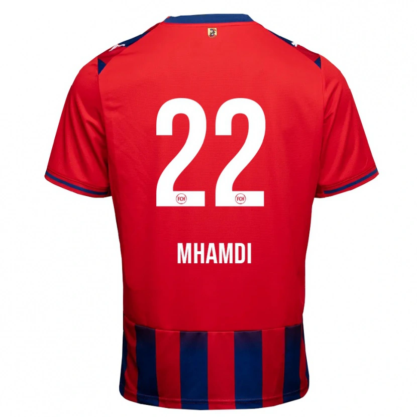 Danxen Kinder Oualid Mhamdi #22 Königsblau Weiß Rot Heimtrikot Trikot 2026/27 T-Shirt