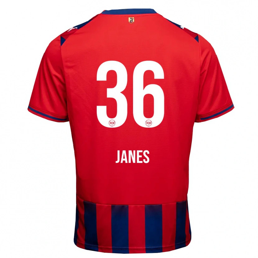 Danxen Kinder Luka Janes #36 Königsblau Weiß Rot Heimtrikot Trikot 2026/27 T-Shirt