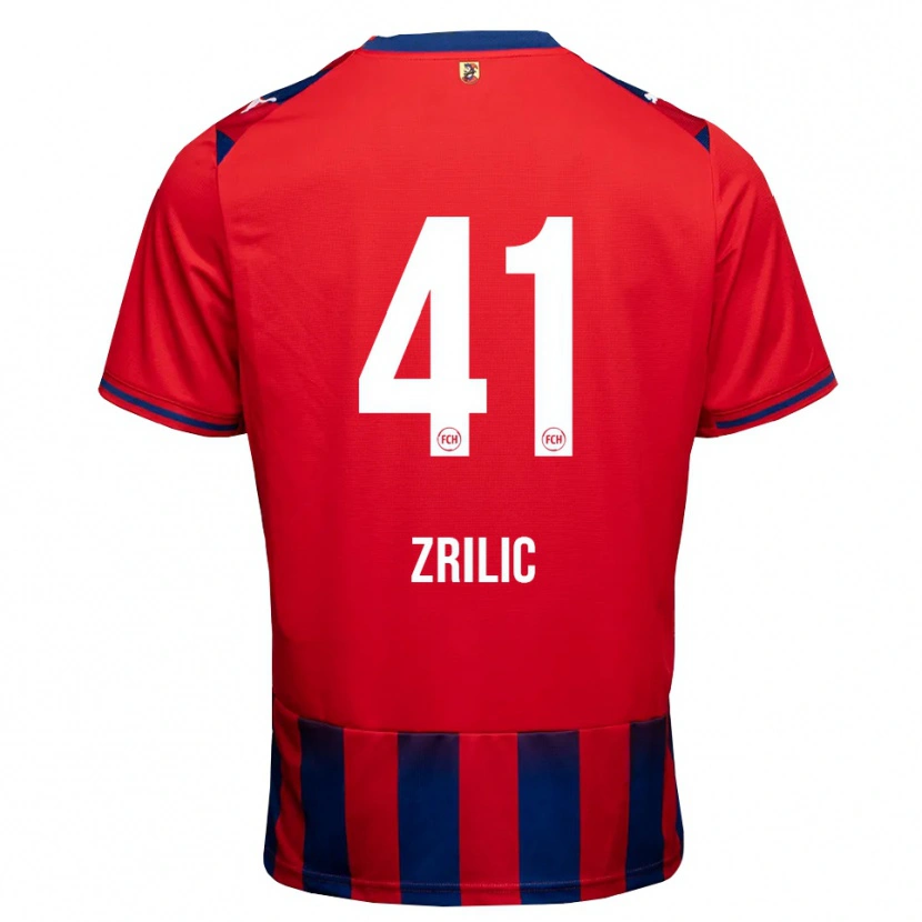 Danxen Kinder Marko Zrilić #41 Königsblau Weiß Rot Heimtrikot Trikot 2026/27 T-Shirt