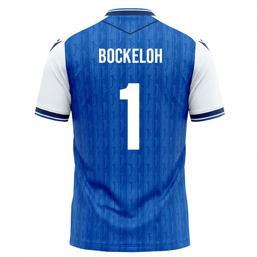 Danxen Kinder Leonhard Bockeloh #1 Königsblau Weiß Heimtrikot Trikot 2026/27 T-Shirt