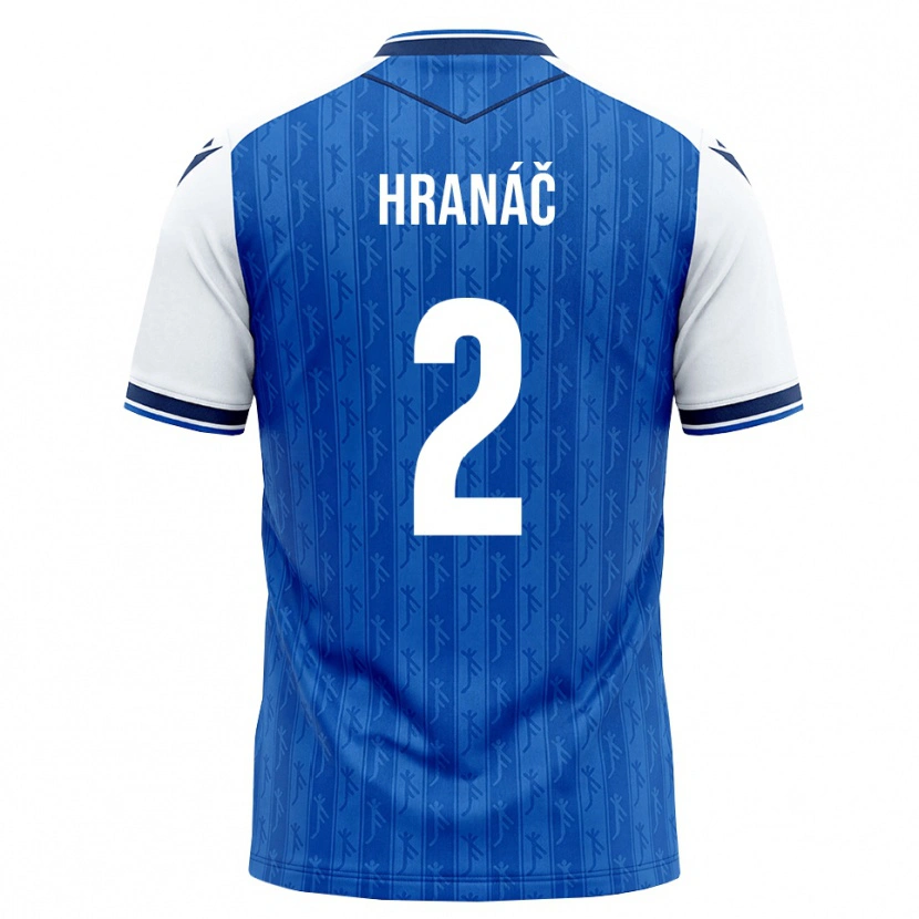 Danxen Kinder Robin Hranac #2 Königsblau Weiß Heimtrikot Trikot 2026/27 T-Shirt