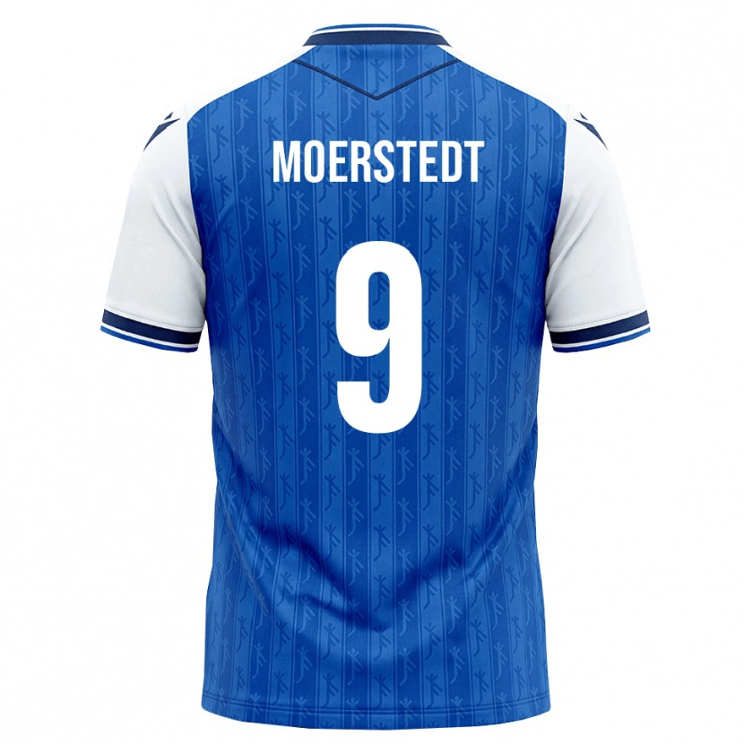 Danxen Kinder Max Moerstedt #9 Königsblau Weiß Heimtrikot Trikot 2026/27 T-Shirt