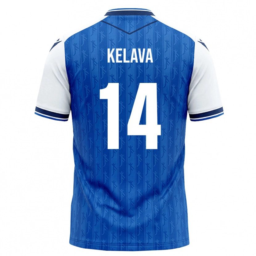 Danxen Kinder Luka Kelava #14 Königsblau Weiß Heimtrikot Trikot 2026/27 T-Shirt