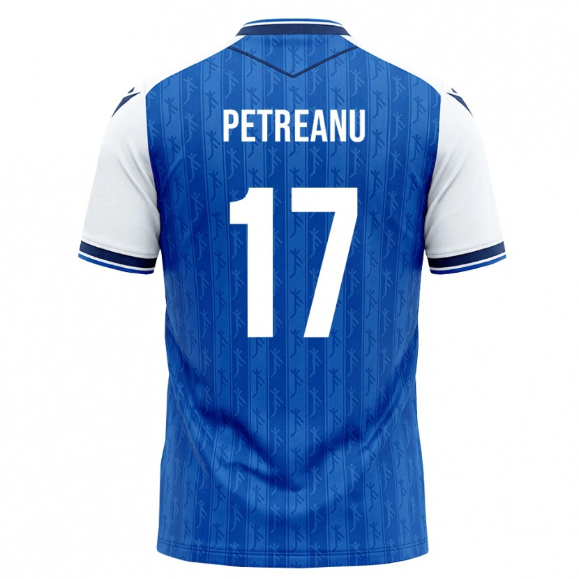 Danxen Kinder Vlad Petreanu #17 Königsblau Weiß Heimtrikot Trikot 2026/27 T-Shirt