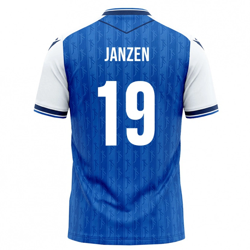Danxen Kinder Mathilde Janzen #19 Königsblau Weiß Heimtrikot Trikot 2026/27 T-Shirt