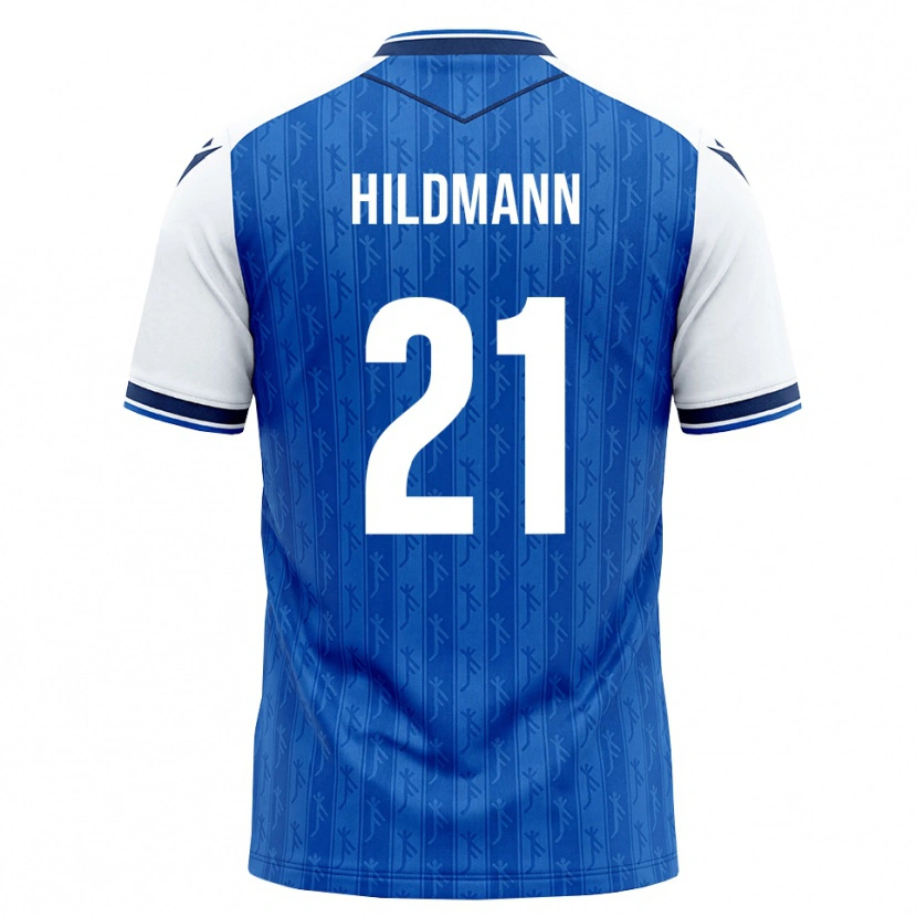 Danxen Kinder Timo Hildmann #21 Königsblau Weiß Heimtrikot Trikot 2026/27 T-Shirt