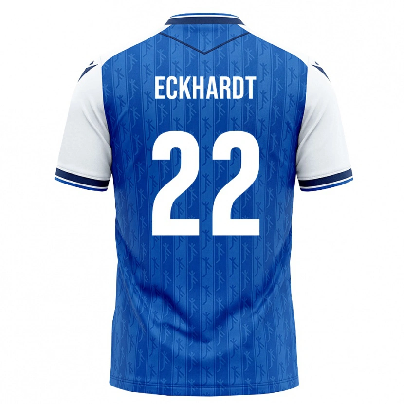 Danxen Kinder Aaron Eckhardt #22 Königsblau Weiß Heimtrikot Trikot 2026/27 T-Shirt