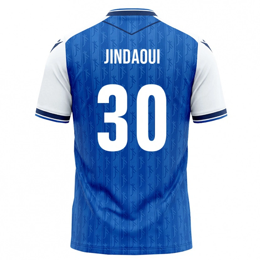 Danxen Kinder Nader Jindaoui #30 Königsblau Weiß Heimtrikot Trikot 2026/27 T-Shirt