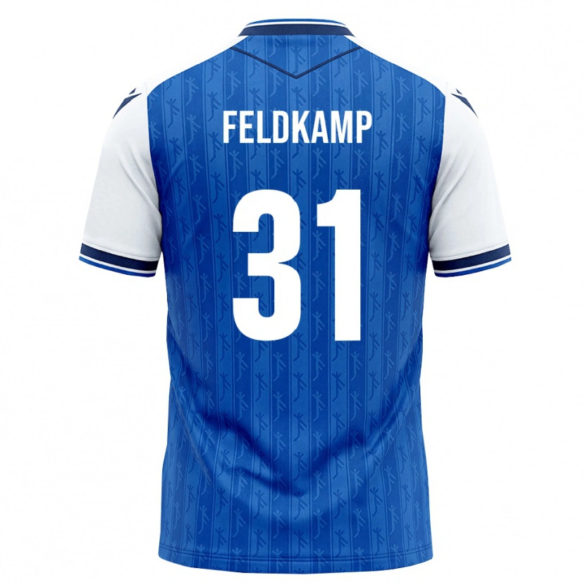 Danxen Kinder Jana Feldkamp #31 Königsblau Weiß Heimtrikot Trikot 2026/27 T-Shirt