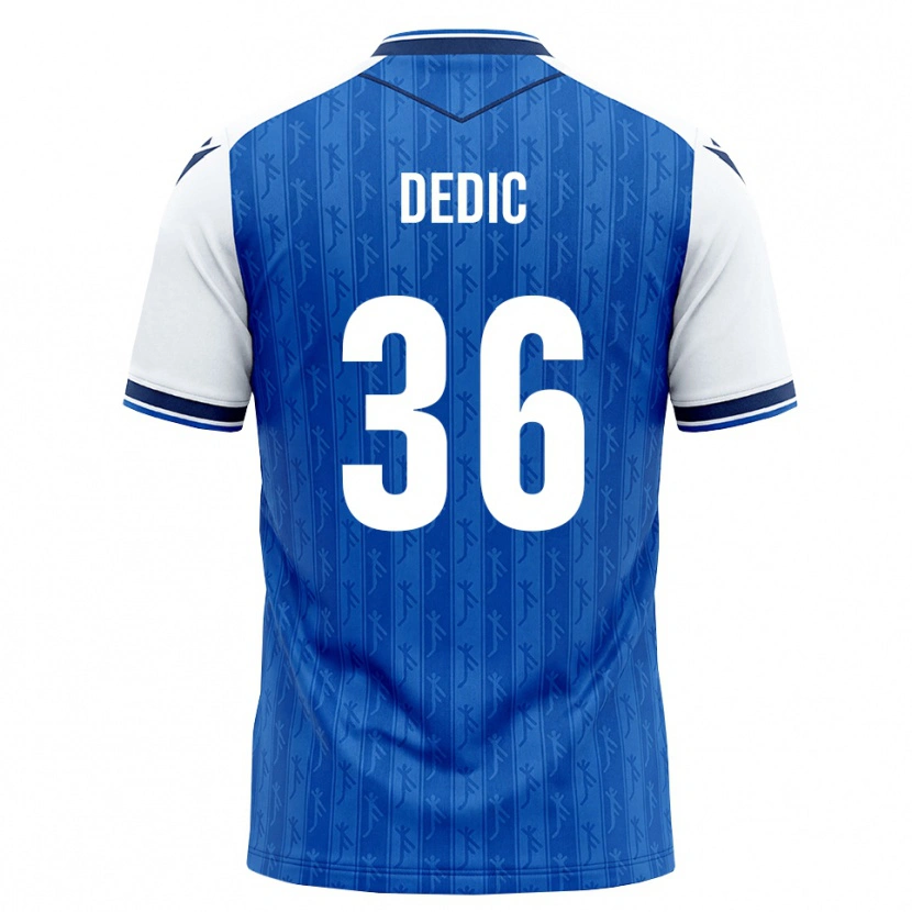 Danxen Kinder Jakov Dedic #36 Königsblau Weiß Heimtrikot Trikot 2026/27 T-Shirt