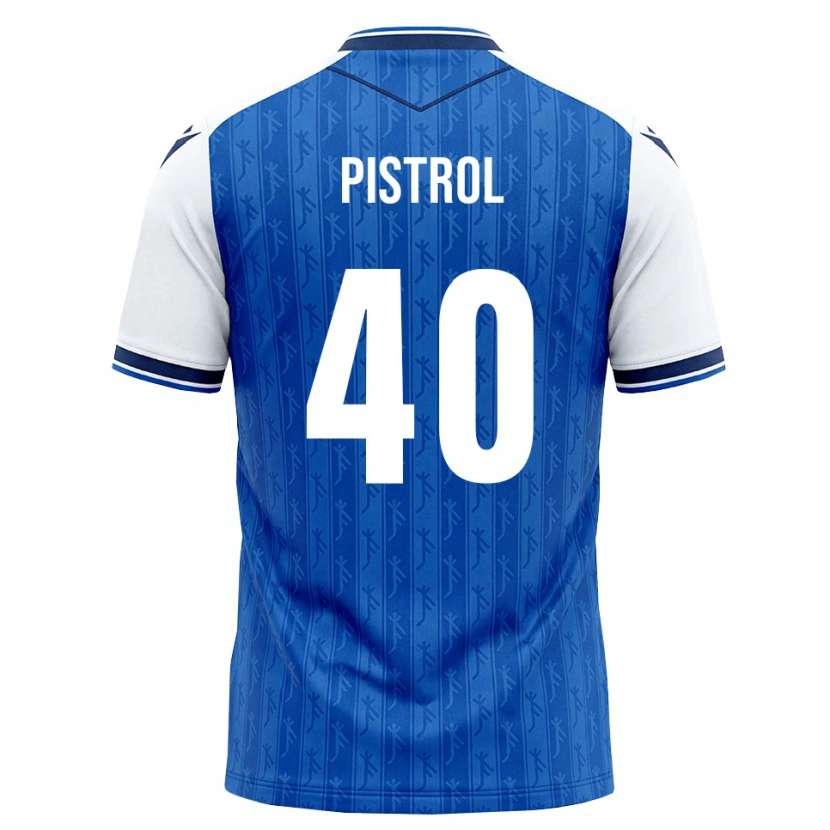 Danxen Kinder Santino Pistrol #40 Königsblau Weiß Heimtrikot Trikot 2026/27 T-Shirt