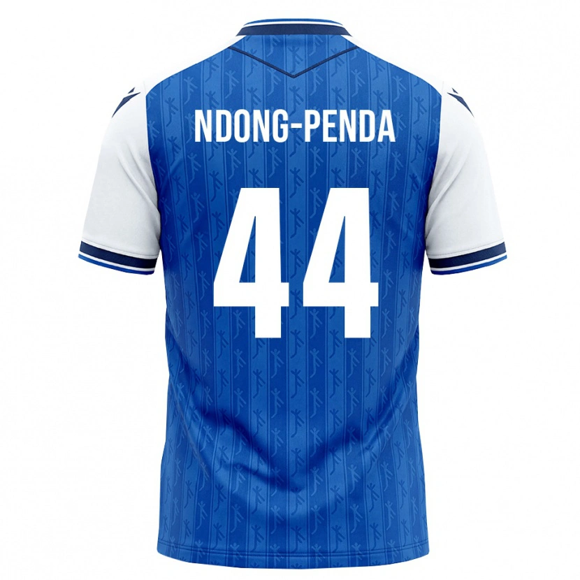 Danxen Kinder Maxime Ndong-Penda #44 Königsblau Weiß Heimtrikot Trikot 2026/27 T-Shirt