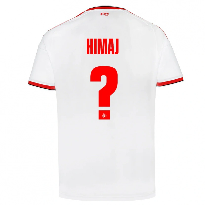 Danxen Kinder Leart Himaj #0 Weiß Rot Schwarz Heimtrikot Trikot 2026/27 T-Shirt