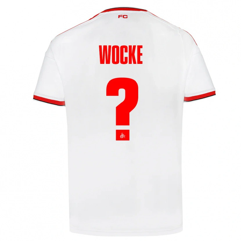 Danxen Kinder Lukas Wocke #0 Weiß Rot Schwarz Heimtrikot Trikot 2026/27 T-Shirt