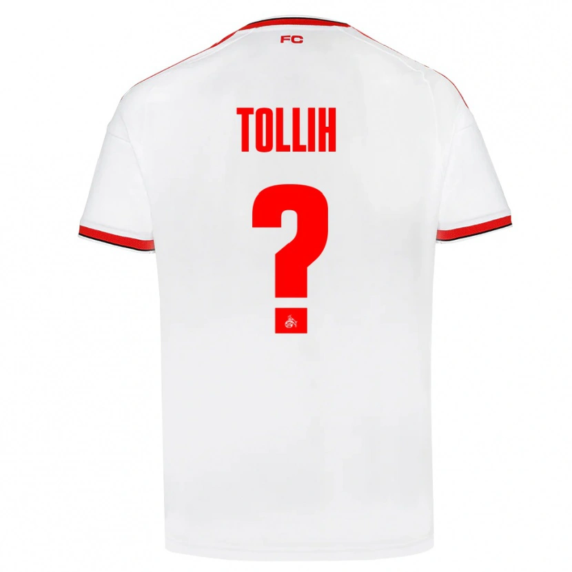 Danxen Kinder Yassin Tollih #0 Weiß Rot Schwarz Heimtrikot Trikot 2026/27 T-Shirt