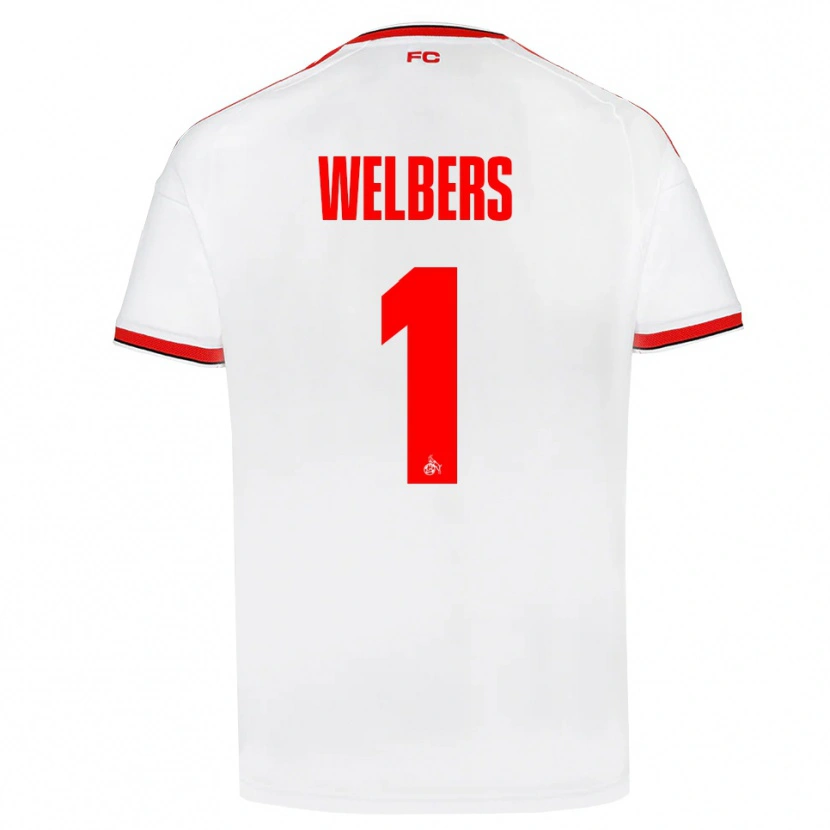 Danxen Kinder Jakob Welbers #1 Weiß Rot Schwarz Heimtrikot Trikot 2026/27 T-Shirt