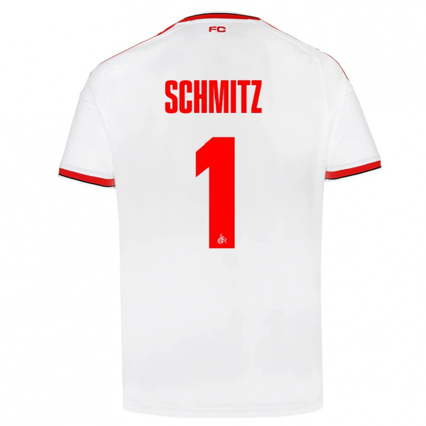 Danxen Kinder Lisa Schmitz #1 Weiß Rot Schwarz Heimtrikot Trikot 2026/27 T-Shirt