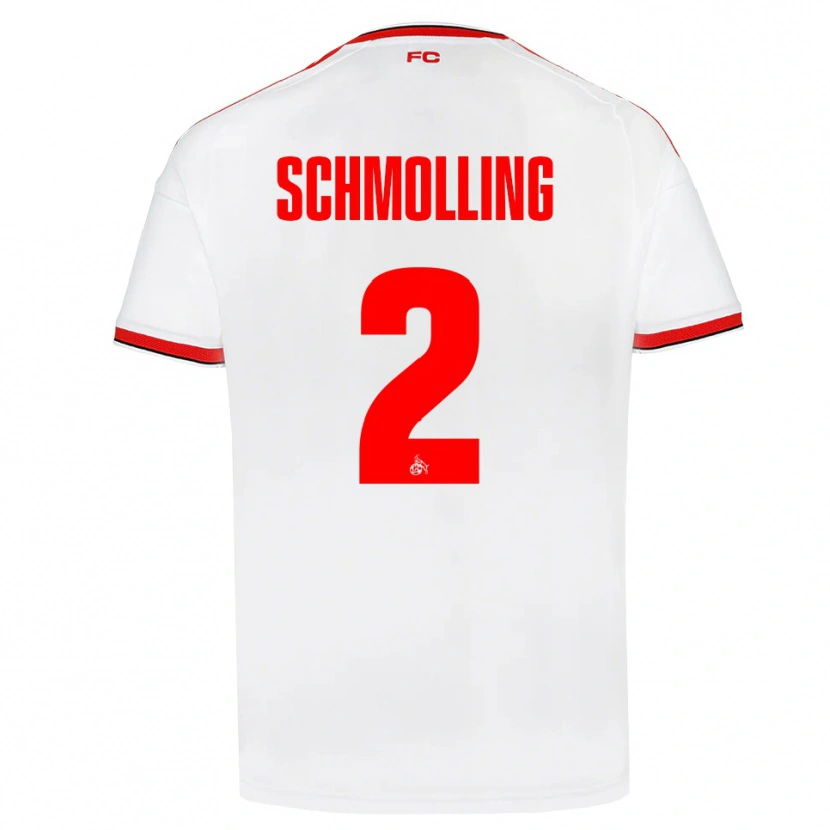 Danxen Kinder Viktor Schmolling #2 Weiß Rot Schwarz Heimtrikot Trikot 2026/27 T-Shirt