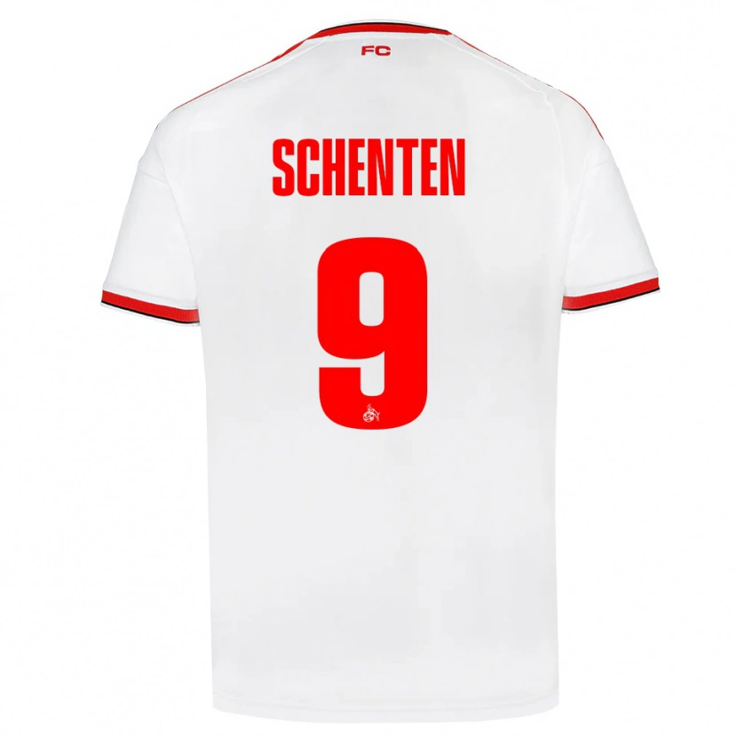 Danxen Kinder Fynn Schenten #9 Weiß Rot Schwarz Heimtrikot Trikot 2026/27 T-Shirt