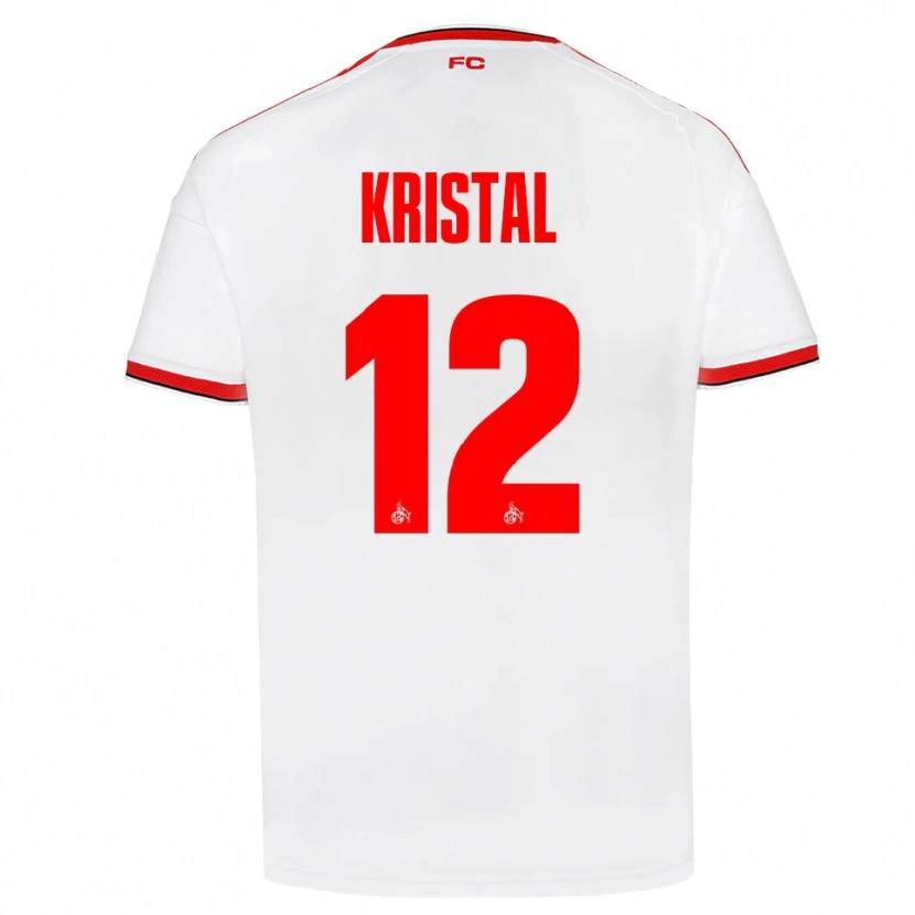 Danxen Kinder Patrik Kristal #12 Weiß Rot Schwarz Heimtrikot Trikot 2026/27 T-Shirt