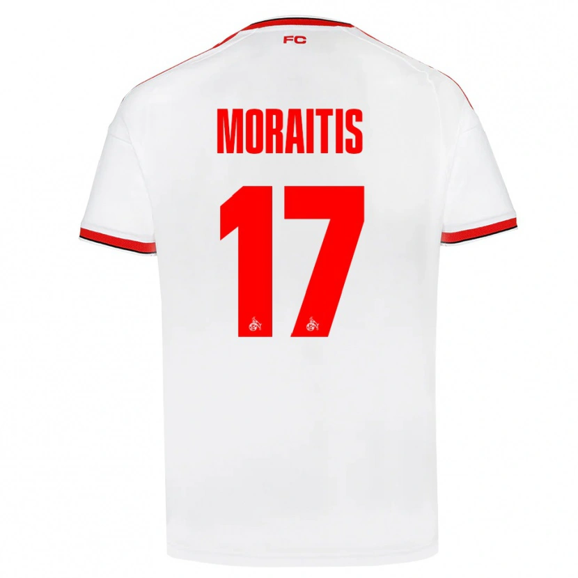 Danxen Kinder Victor Moraitis #17 Weiß Rot Schwarz Heimtrikot Trikot 2026/27 T-Shirt