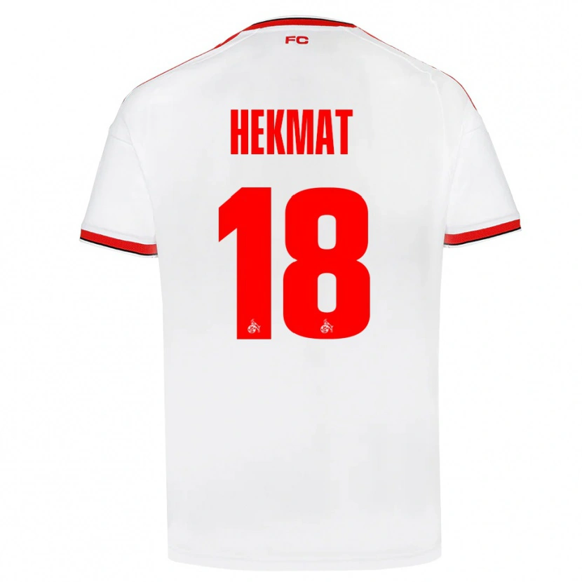 Danxen Kinder Kian Hekmat #18 Weiß Rot Schwarz Heimtrikot Trikot 2026/27 T-Shirt