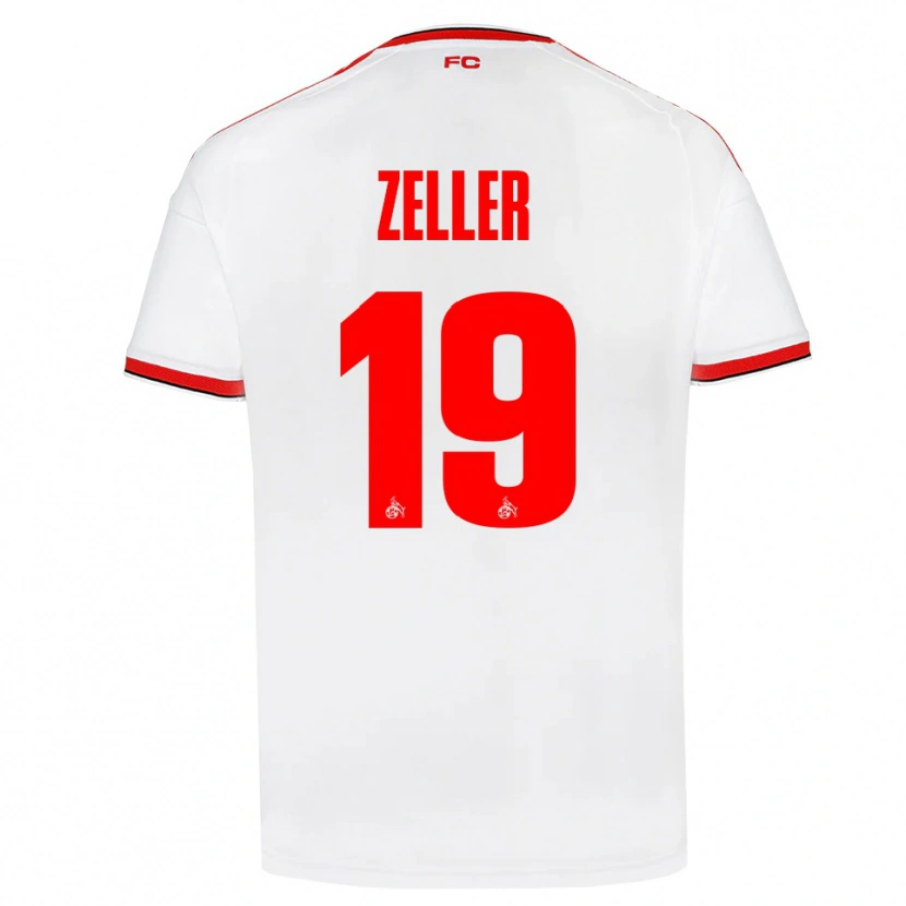 Danxen Kinder Dóra Zeller #19 Weiß Rot Schwarz Heimtrikot Trikot 2026/27 T-Shirt