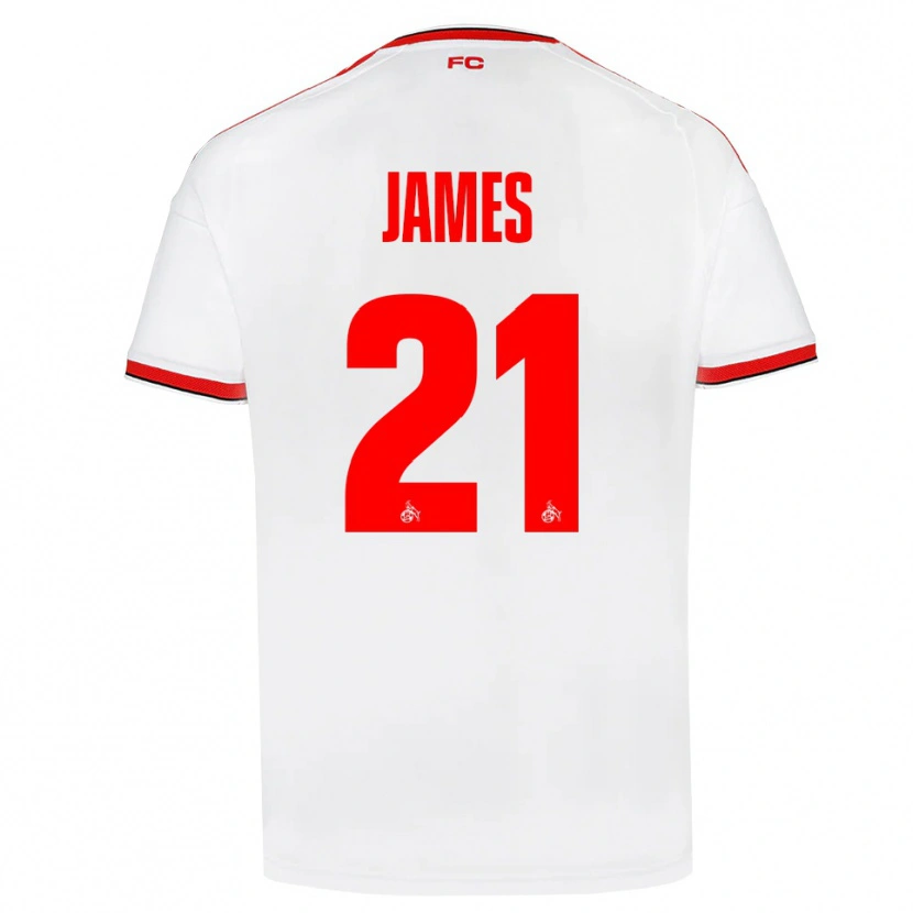 Danxen Kinder Martin James #21 Weiß Rot Schwarz Heimtrikot Trikot 2026/27 T-Shirt