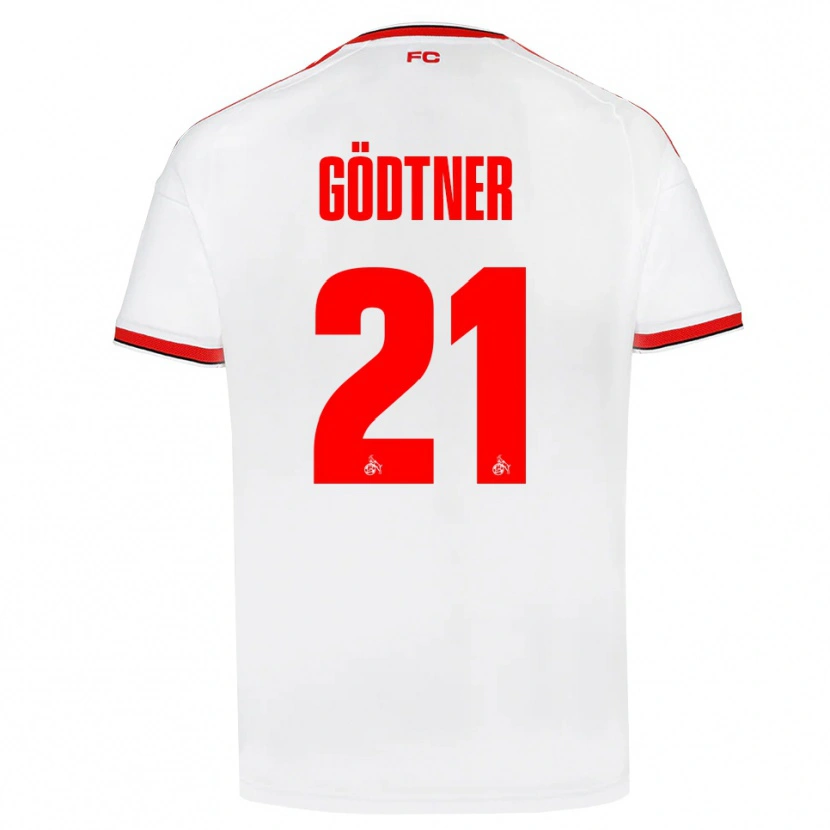 Danxen Kinder Matteo Gödtner #21 Weiß Rot Schwarz Heimtrikot Trikot 2026/27 T-Shirt