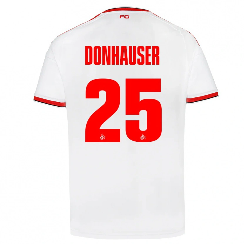 Danxen Kinder Laura Donhauser #25 Weiß Rot Schwarz Heimtrikot Trikot 2026/27 T-Shirt