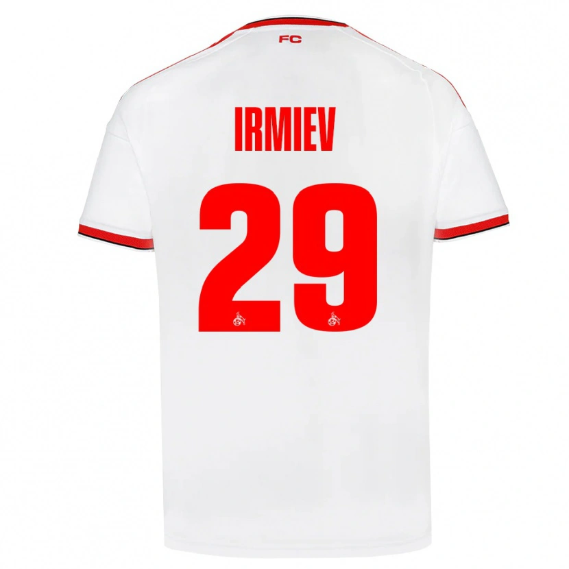 Danxen Kinder Kristiyan Irmiev #29 Weiß Rot Schwarz Heimtrikot Trikot 2026/27 T-Shirt