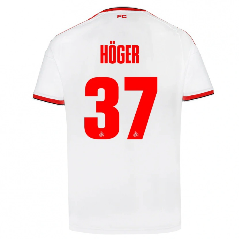 Danxen Kinder Marco Höger #37 Weiß Rot Schwarz Heimtrikot Trikot 2026/27 T-Shirt