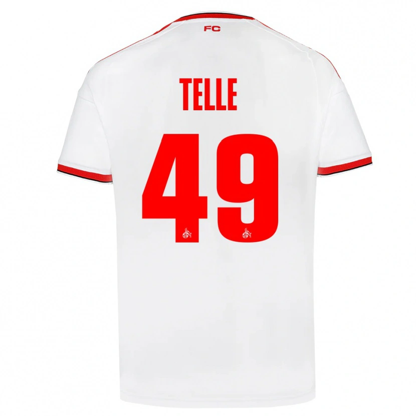 Danxen Kinder Neo Telle #49 Weiß Rot Schwarz Heimtrikot Trikot 2026/27 T-Shirt