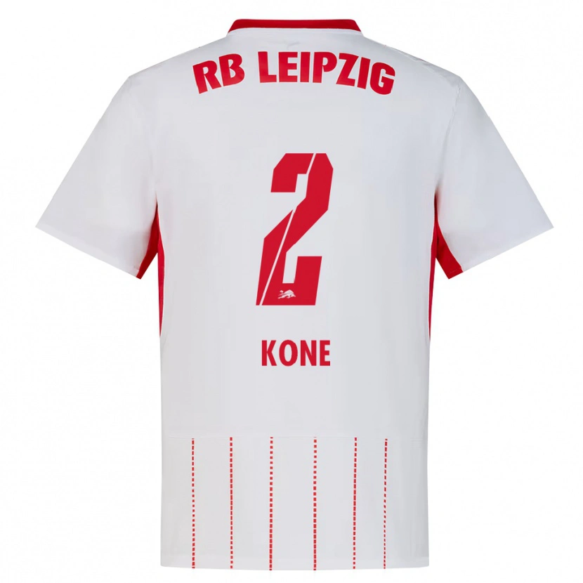 Danxen Kinder Abdoul Koné #2 Rot Weiß Gelb Heimtrikot Trikot 2026/27 T-Shirt