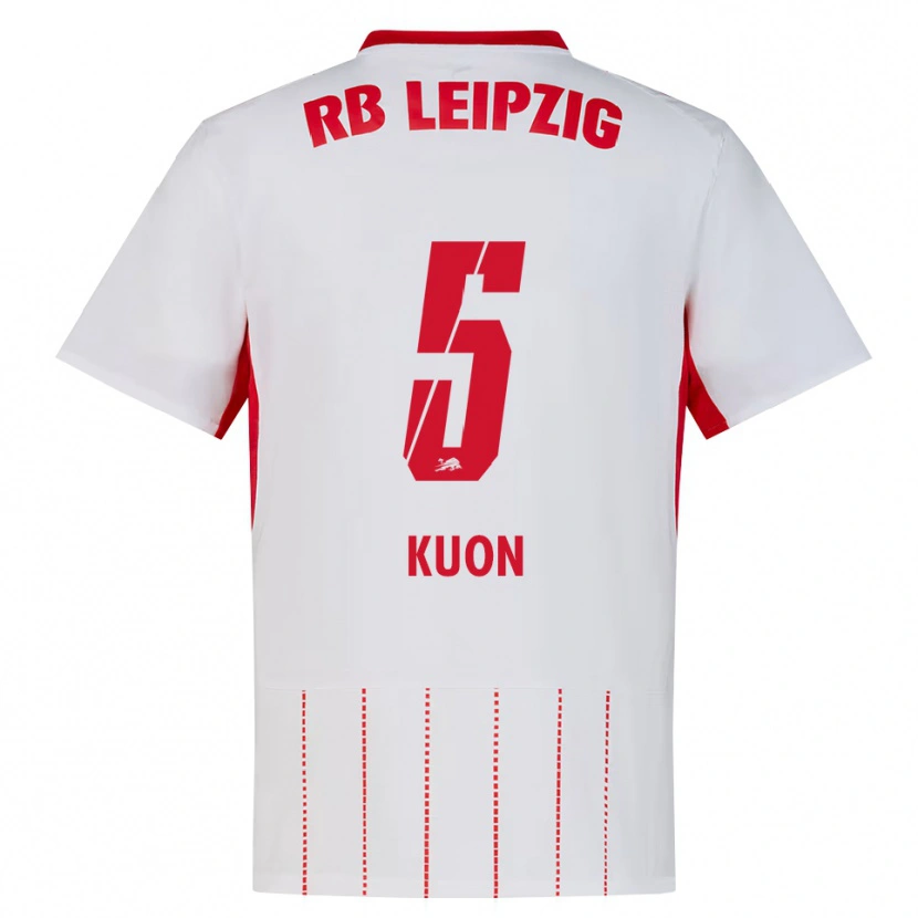 Danxen Kinder Xaver Kuon #5 Rot Weiß Gelb Heimtrikot Trikot 2026/27 T-Shirt