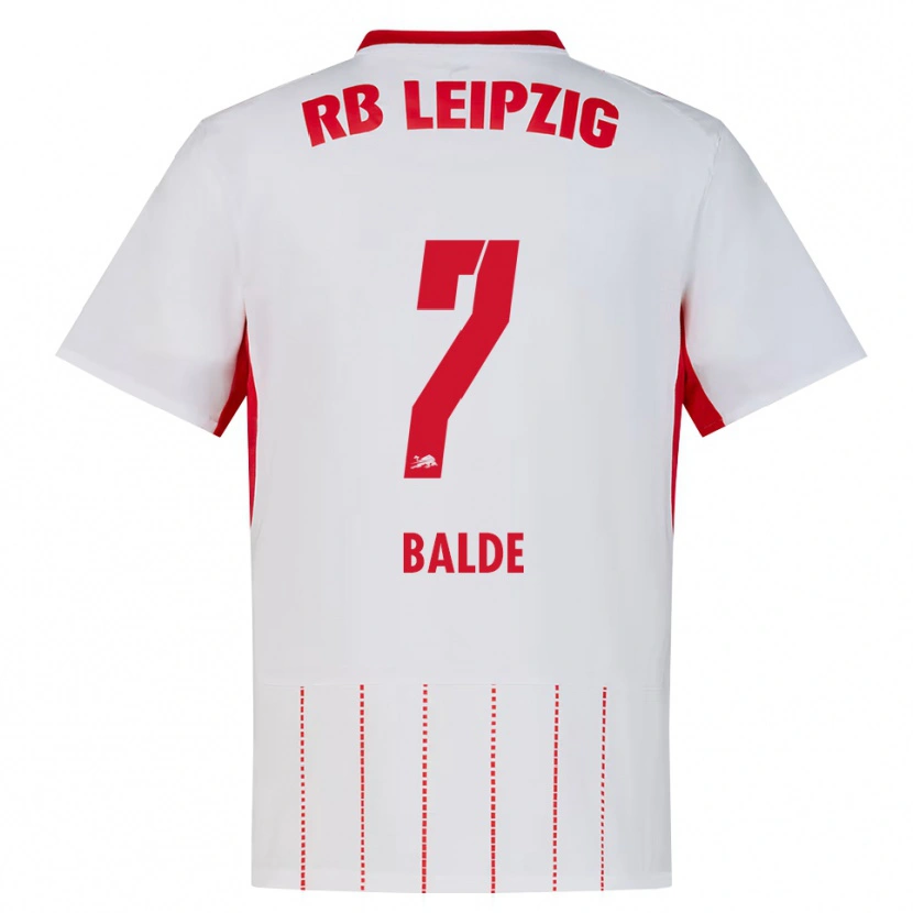 Danxen Kinder Mamadu Baldé #7 Rot Weiß Gelb Heimtrikot Trikot 2026/27 T-Shirt