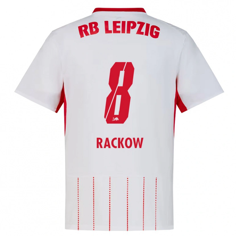 Danxen Kinder Gianna Rackow #8 Rot Weiß Gelb Heimtrikot Trikot 2026/27 T-Shirt